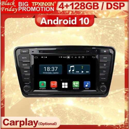Carplay 2 Din Android Screen Multimedia Stereo Receiver For Skoda Octavia 2014 GPS Navi BT IPS WiFi Radio Audio Player Head Unit