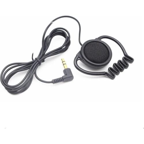 Linhuipad 1-Bud Stereo Hook Earbud Headphone Single Side Earphone For Tour Guide System Meeting translation 500pcs/lot