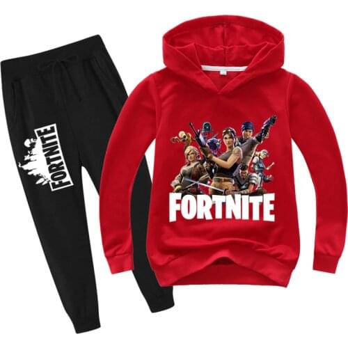 New Fortnite Child Garment kids Bys Hoodies Sweatshirt +Pants clothes Sets Fashion Boys Girls Hoodies Game Spring Autumn Clothes