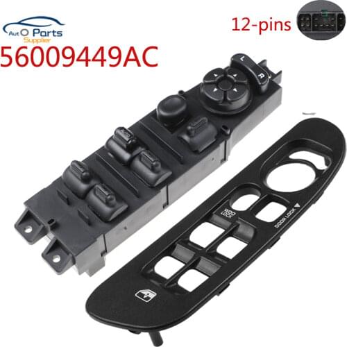 New 56009449AC Power Window Master Control Switch XJ Series Left For Jeep Cherokee 4 Door 1997-2001 High Quality