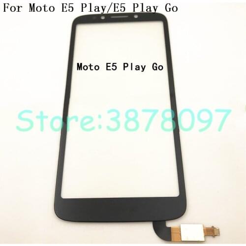New For Motorola Moto E5 Play Touch Screen Digitizer For Motorola Moto E5 Play Go Touch Panel Touchscreen Sensor Front Glass