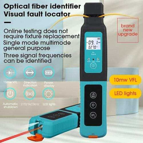 COMPTYCO AUA-40 Fiber Optic Identifier Live Fiber Optical Identifier with Built in 10mw Visual Fault Locator 800-1700nm SM MM