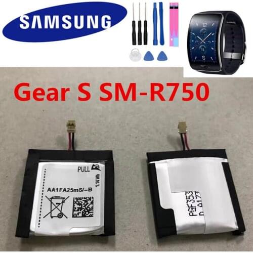 Original Battery R750 For Samsung Gear S SM-R750 R750 Authentic Samsung Replacement Battery 300mAh