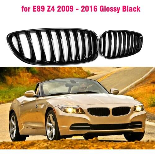 Front Center Grille Grills Gloss Black for BMW E89 Z4 sDrive20i sDrive28i sDrive35is sDrive30i sDrive23i 2009-2016 Car styling