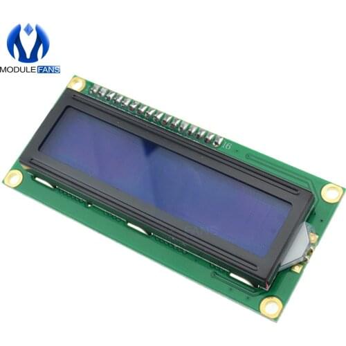 Blue Display IIC/I2C/TWI/SPI Serial Interface 1602 16 X 2 16x2 Character LCD Module