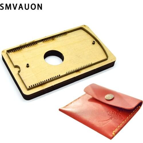 SMVAUON Wooden Die Cutting Diy Customizable coin purse Card bag Dies Fille Scrapbooking Suitable for die-cutting machines