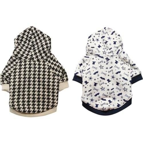 Pet Dog Hoodies Clothes for Small Medium Dogs Autumn Winter Warm Pet Dog Jacket Coat for Chihuahua French Bulldog Pet Clothing