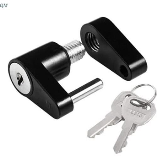 13MF Wheel Clamp Lock Universal Security Tire Lock Anti Theft Trailer Hook Lock Fit Most Vehicles for t.u.k.RV Motorcycles