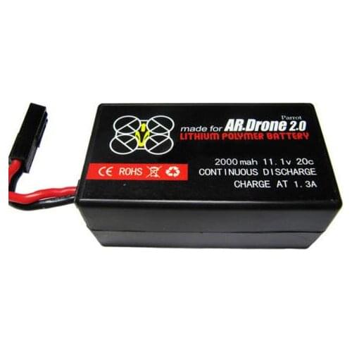 Hard Case 11.1V 2000 mAH 20C Li-Po Battery For Parrot AR.Drone 2.0 Quadricopter