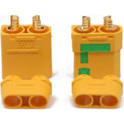 5pcs/lot XT90S with resistance anti-fire 4.5mm XT90 upgraded model airplane plug
