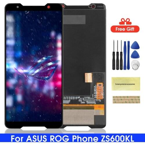 6.0'' Amoled Screen For Asus ROG Phone ZS600KL Z01QD LCD Display Touch Screen Digitizer Assembly Replacement For ASUS ZS600KL
