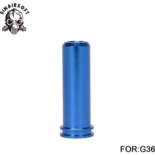 7075 Aluminum CNC Built-in single O-ring Preventg Air Leaking Seal G36 Nozzle For Airsoft AEG Paintball Hunting Accessories