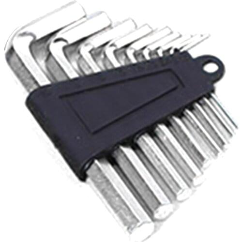 9pcs Hex L-Shape Wrench Hex Key L-Shape Wrenches Set Hex L-Shape Wrench For Car Repair Mechanical Repair Pipeline Repair