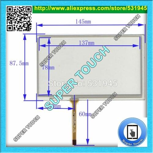 ZhiYuSun Anti-Static Shelding Bag New 6Inch Touch Screen 145mm*87mm for 6 GPS GLASS 145*87 compatible XWT827 for gps touch