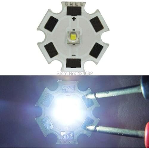 Free DHL Shipping 1W~3W CREE XP-E2 XPE2 R3 Q5 Led White / Warm White 20mm DC2.9-3.25V 350-1000MA LED Light Module Emitter