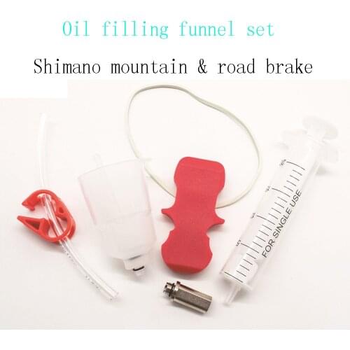 Hydraulic Brake BLEED KIT For Bike Bicycle Disc For SHIMANO Brake System Mineral Oil Brake Funnel Set V2.0 Bike Tool