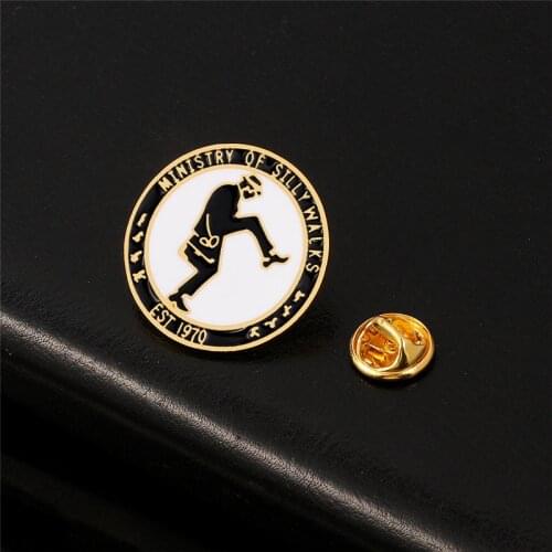 How Far Can You Go In Monty Pythons The Ministry Of Silly Walks Lapel Pin Brooch