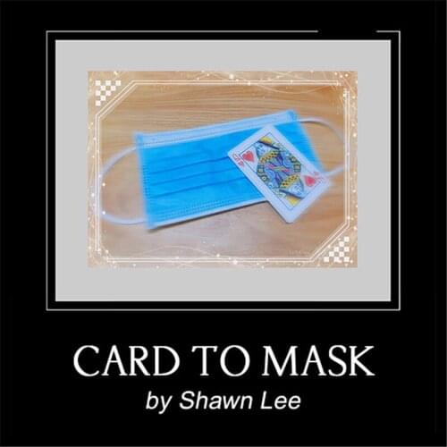 Card To Mask By Shawn Lee Magic Tricks Poker Vanish Props Close Up Street Mentalism