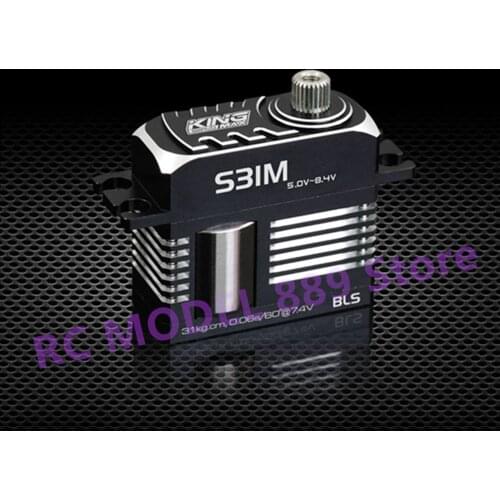 KINGMAX S31M 52g 31kg.cm digital metal Steel gears standard servos full metal mini servo for RC Glider Helicopter swashplate