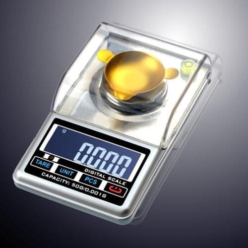 Mini High Accuracy 0.001g~ 50g High Definition jewelry Scale quality pocket electronic digital scale +retail box