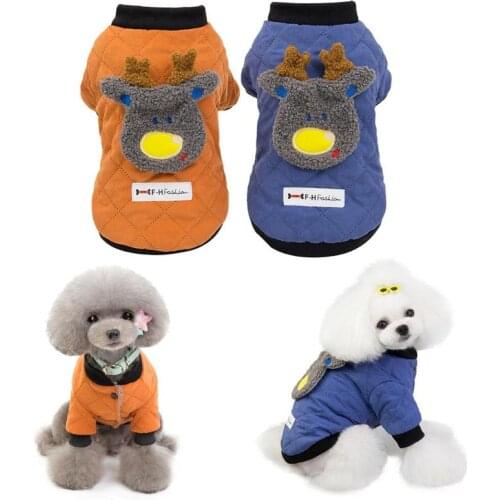 Fashion Pet Lovely Deer Attached Jacket Dog Cat Soft Personality Popular Fawn Beautiful Soft Cotton Clothes Pet Clothes