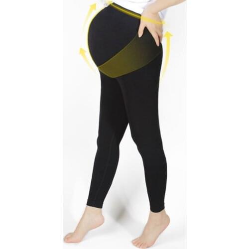 Maternity Underwear Pregnancy Clothes Winter Black Leggings Maternity Tights Pants for Pregnant Women Booty Belly Support