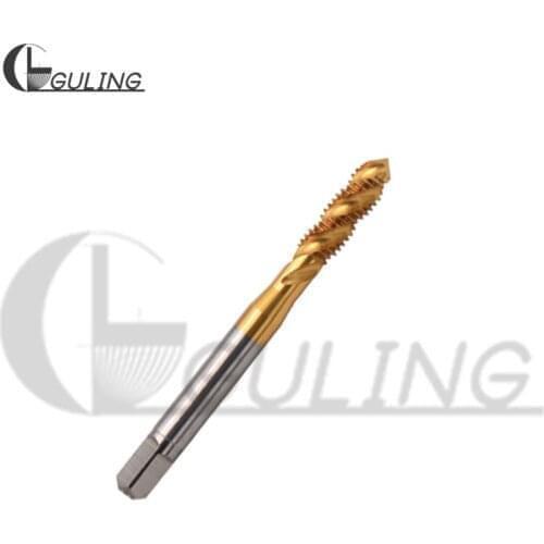 HSSE Long Shank Sprial Fluted with TIN tap UNC UNF 2-56 4-40 5-40 6-32 8-32 10-24 10-32 1/4 5/16 3/8 - 20 28 24 18 16 X100L taps
