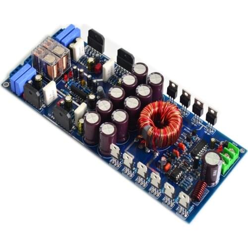 Car DC 12V battery power amplifier board LM3886 independent four-way car HIFI fever level, impedance: input 100K output: 4-8Ω