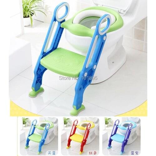 PP Material Colorful of of Childrens Toilet Ladder