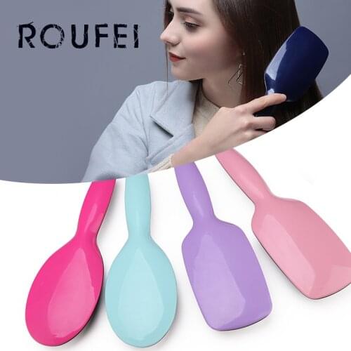 New Shiny Square Hair Comb Massage Tangled Anti-static Comb Hair Brush Women Salon Styling Tools Barber Accessories Wholesale