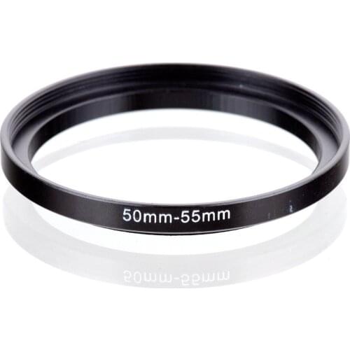 RISE(UK) 50mm-55mm 50-55mm 50 to 55 Step down Ring Filter Adapter black