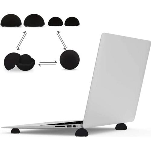 4Pcs Silicone Wearproof Laptop Tool Bottom Case Replacement Accessories Feet Pad Cover Mini Stand Adhesive For Macbook Pro A1278