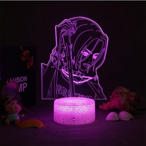 3D LED Lamp Japanese Anime Nana Osaki Light Led for Bedroom Decor Cool Girls Birthday Gift NANA Figure Nightlight Dropshipping
