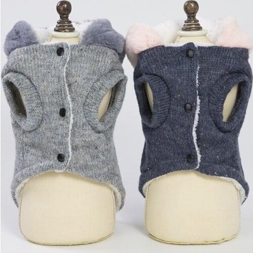 Warm Pet Dog Hoodie Sweater Wear in Autumn Winter Cotton soft Coats two feet Small Medium Large Pets Suppliers Dog Clothes