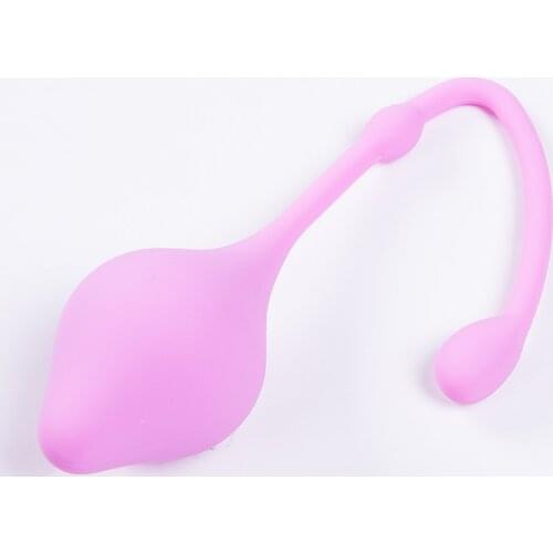 New Pink 3 Beads Kegel Exerciser Kegel Balls Silicone Kegal Exercise Tool Soft Balls Tighten Vaginal Pelvic Floor Musles Sex Toy