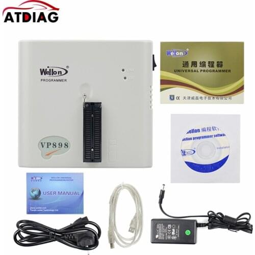 Universal Programmer Original Wellon VP898 Programmer ECU Chip Tunning EPROM Programmer Multi-languages Update Online Freely