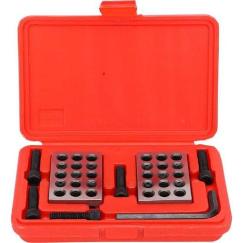1 Pair Ultra Accuracy 1 2 3 Block Matched Super Exactness 23 Holes with Screw Wrench Box Machine Tool Parallel Pad