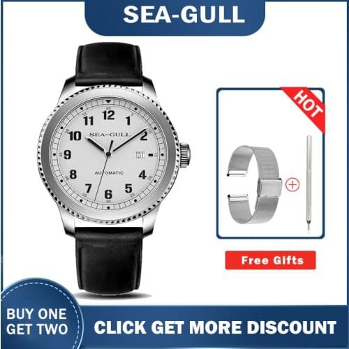 Seagull Watches Mens Commander 2021 Top Brand Luxury Explorer Seiko Automatic mechanical military watches for mens 819.13.6