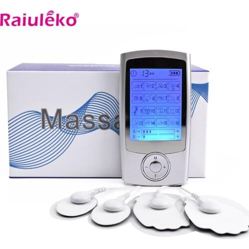 TENS Body Massage Digital Acupuncture EMS Therapy Device Slimming Electric Pulse Muscle Stimulator Pain Relief Electrostimulator