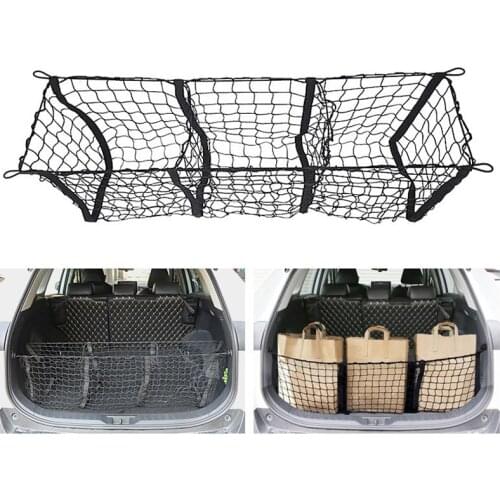 Car Trunk Luggage Storage Cargo Organiser Nylon Elastic Mesh Net For Toyota Land Cruiser 200 Prado FJ 120 150 100