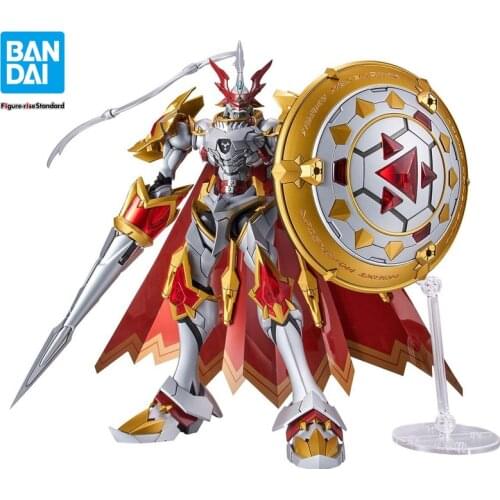 116cm BANDAI FRS Figure-rise Digimon Adventure Dukemon Assemble Model Kits Anime Action Figures Toys Kids Gifts