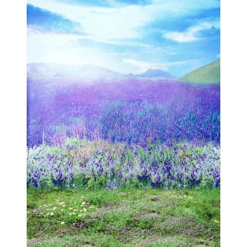 Purple Trees Lavender Photography Backdrops Photo Props Studio Background 5x7ft