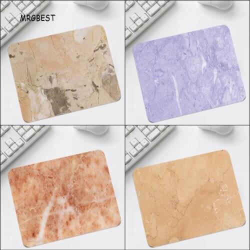 MRGBEST Marble Picture Style Mice Pad Small Size No Locking Edge Cheaper Personality Mouse Pad Gamer Gaming Accessories