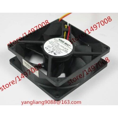 NMB-MAT NMB-MAT 311KL-04W-B79 S00 DC 12V 0.38A 80x80x25mm Server Cooling Fan
