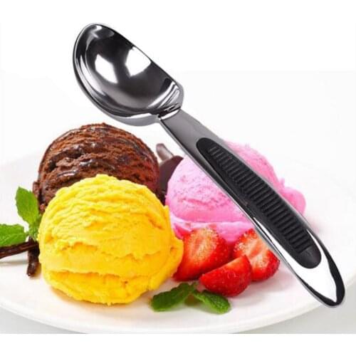 New Professional Kitchen Accessories Supplies Ice Cream Spoon Sorbet Ball Scoop Melon Fruit Spoon Tools LX4751