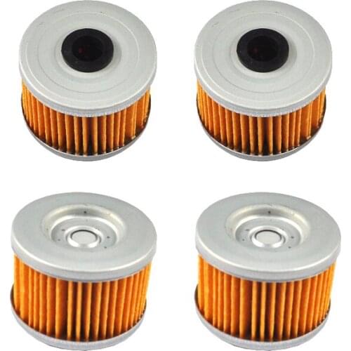 4 pcs for Honda ATC350 X FMX650 FX650 SLR650 TLR250 TRX700 XX XBR500 ATC250 ES ATC350 X Engine Oil Filter Cleaner