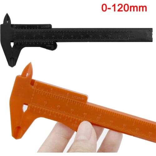 120MM Double Scale Plastic Vernier Caliper Ruler Measuring Student Calipers Mini Measuring Calipers