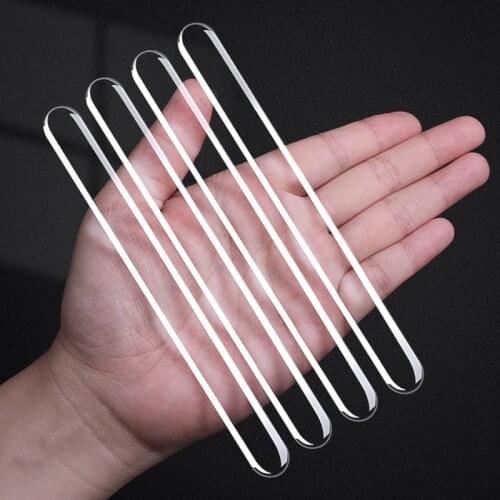 Car Door Edge Transparent Anti Scratch Protection Strips Rearview Mirror Anti-collision Protector Sticker Bumper Scuff Plate Bar