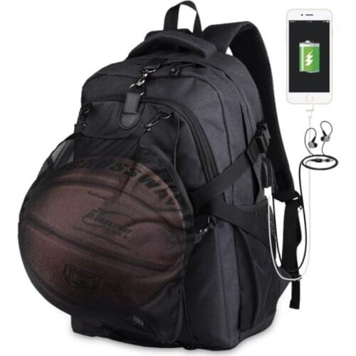 Ball Pack Laptop Bag Football Outdoor Men Sports Gym Bags Basketball Backpack School Bags For Teenager Boys Soccer Computer Bags