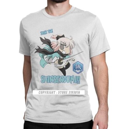 Japan Tops & Tees Okita Souji Join The Shinsengumi War Tshirt Fashion 3D T-Shirt Game Tee Shirt Plus Size Camisa Hombre